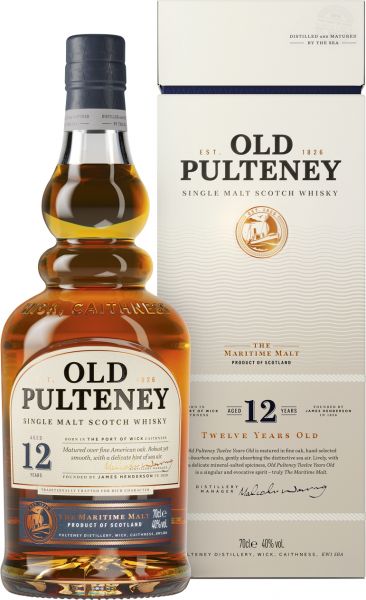 Old Pulteney Flasche 12 Jahre mit Flaschenbox